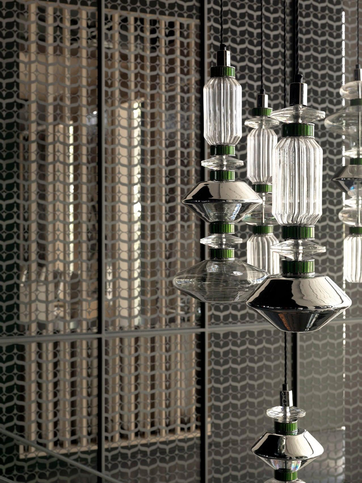Veliora Pendelleuchte aus Glas luxuriös für Wohnzimmer | Cielum