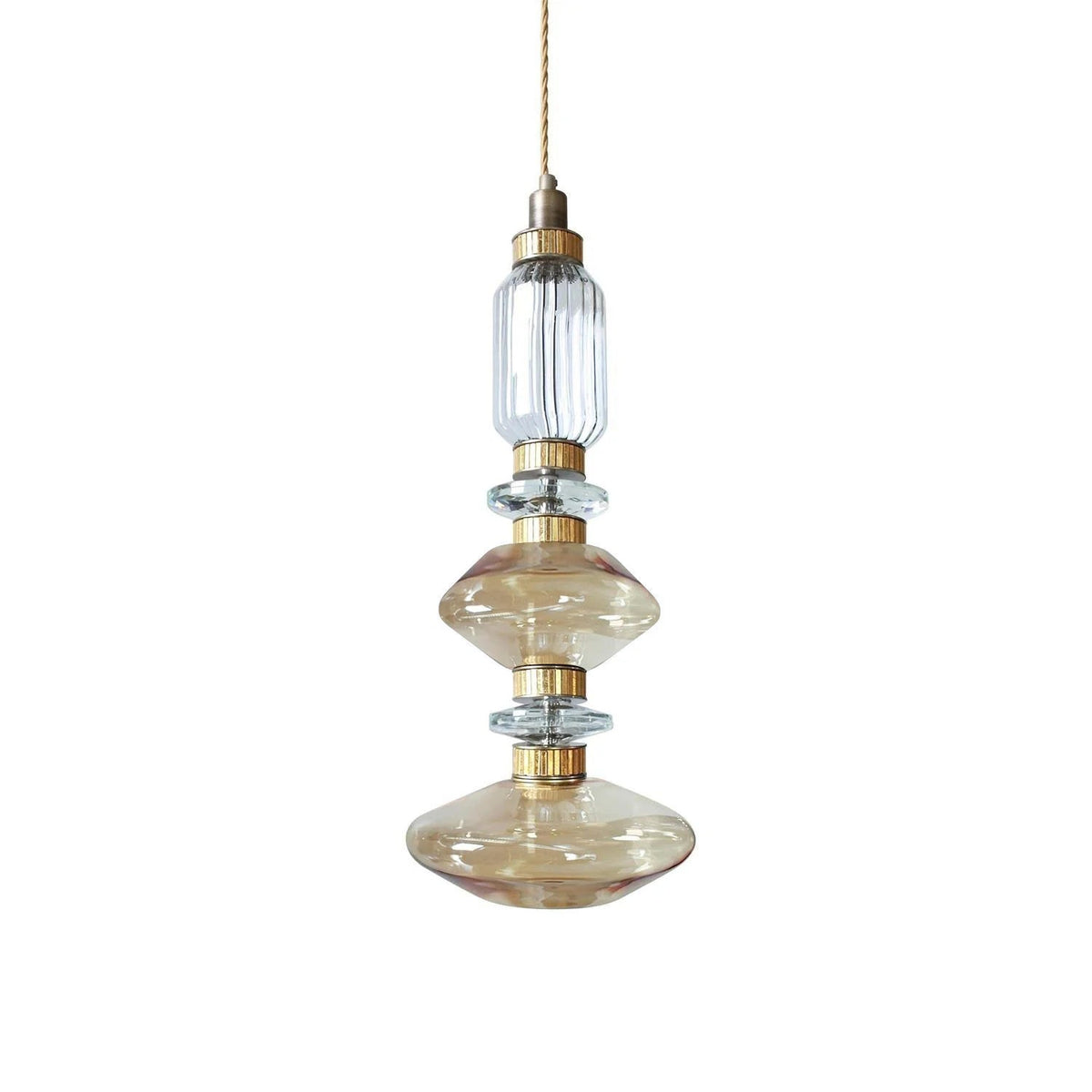 Veliora Pendelleuchte aus Glas luxuriös für Wohnzimmer | Cielum