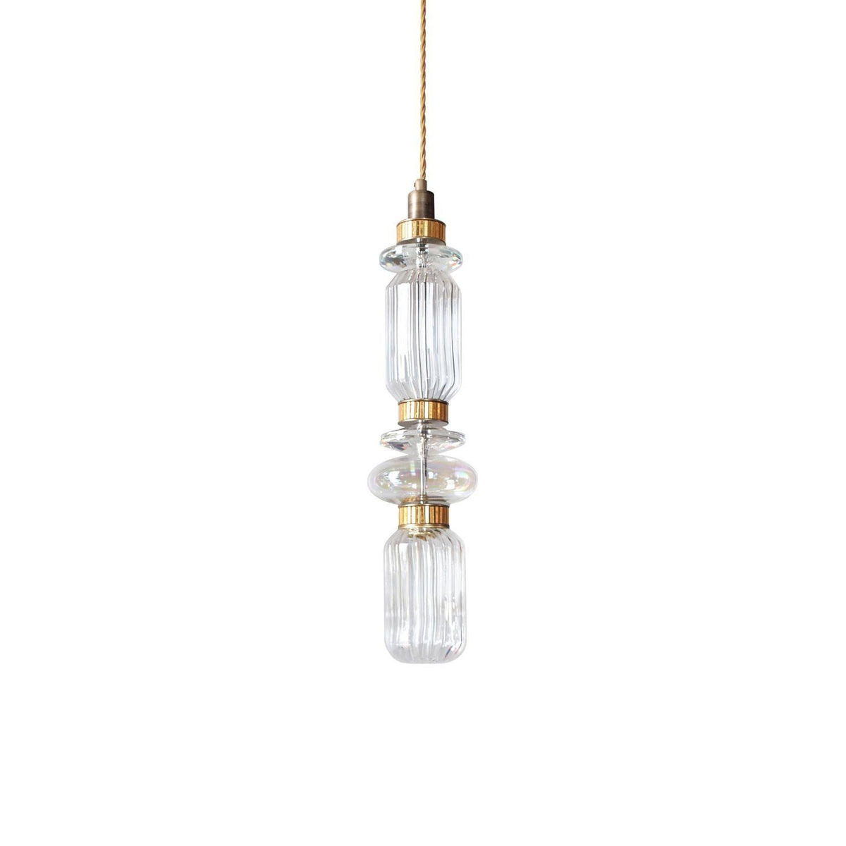 Veliora Pendelleuchte aus Glas luxuriös für Wohnzimmer | Cielum