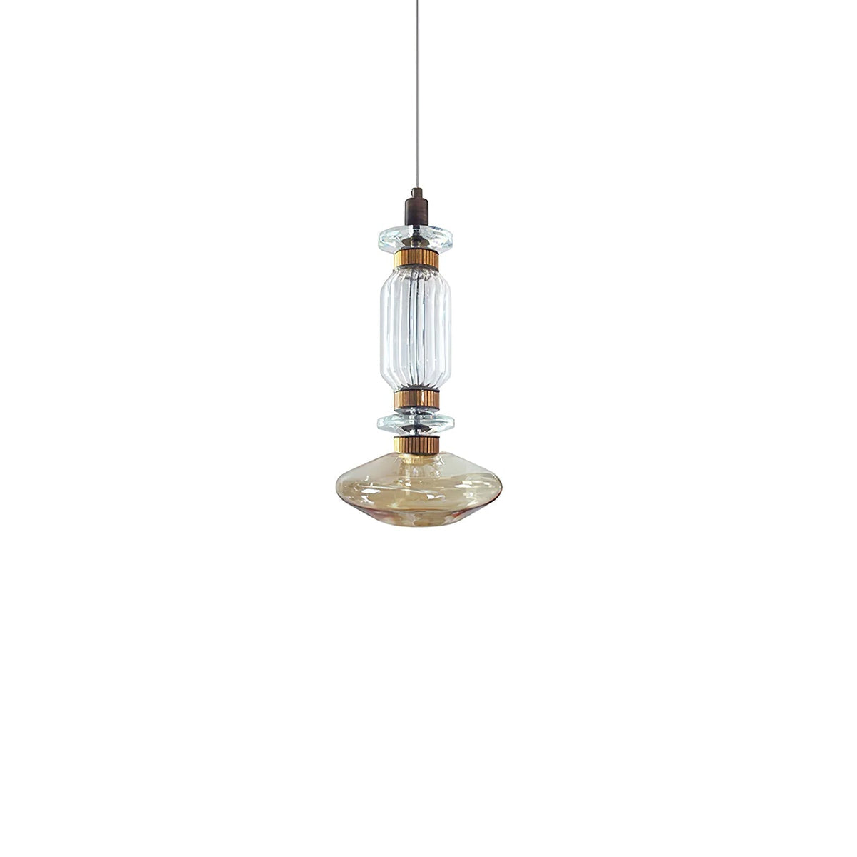 Veliora Pendelleuchte aus Glas luxuriös für Wohnzimmer | Cielum