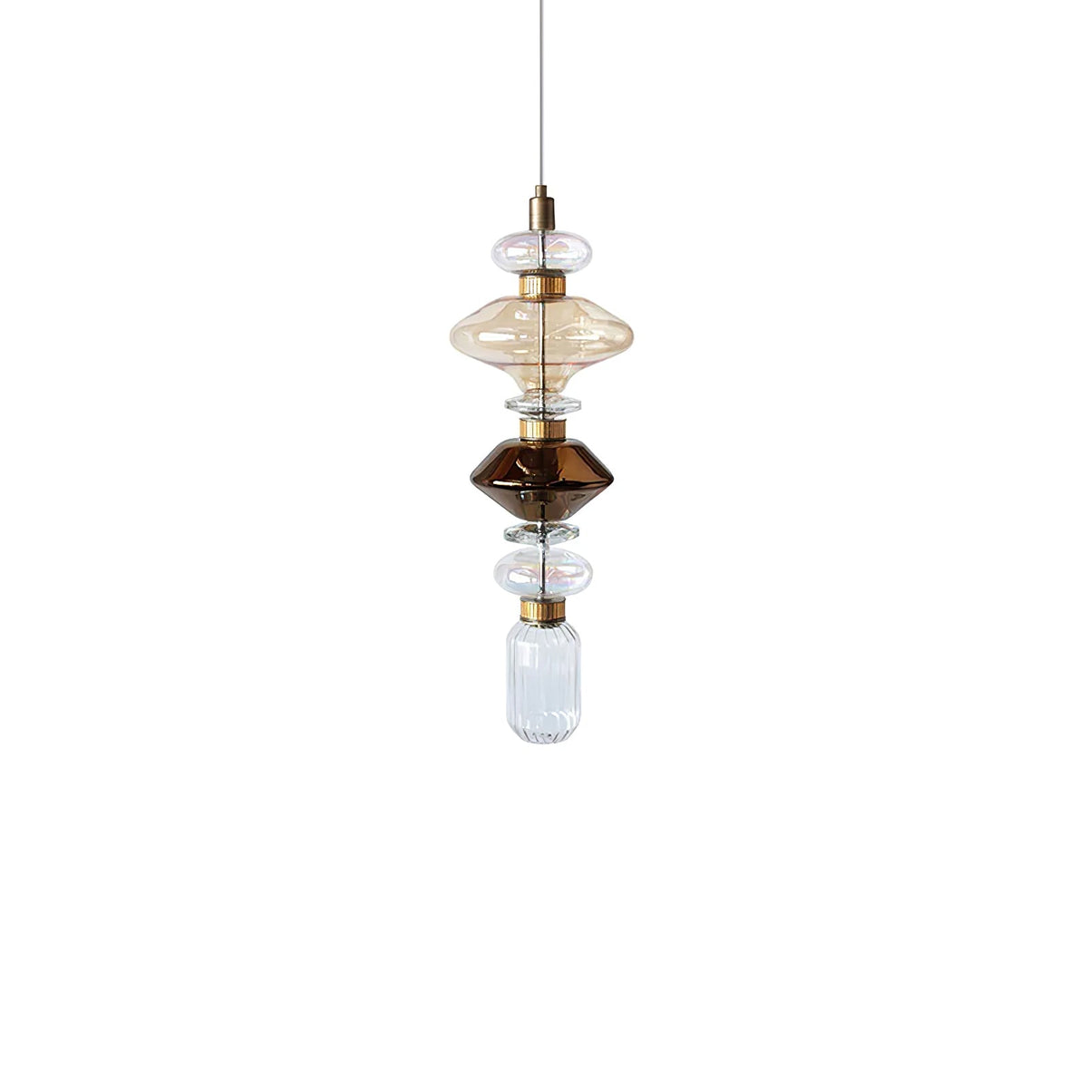 Veliora Pendelleuchte aus Glas luxuriös für Wohnzimmer | Cielum