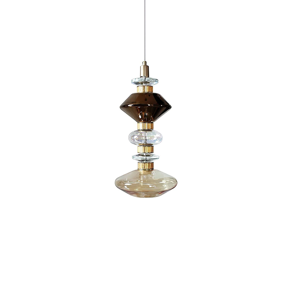 Veliora Pendelleuchte aus Glas luxuriös für Wohnzimmer | Cielum