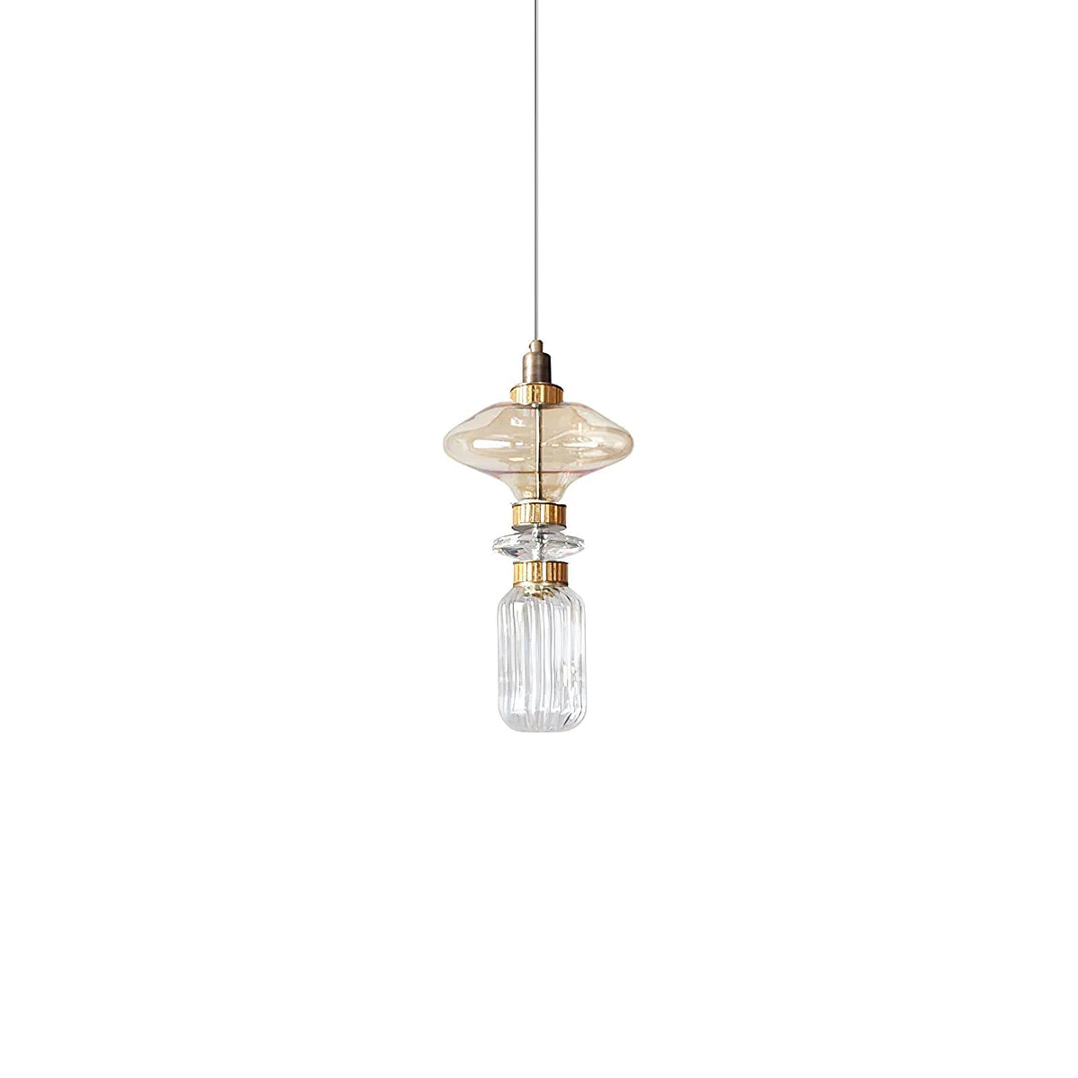 Veliora Pendelleuchte aus Glas luxuriös für Wohnzimmer | Cielum