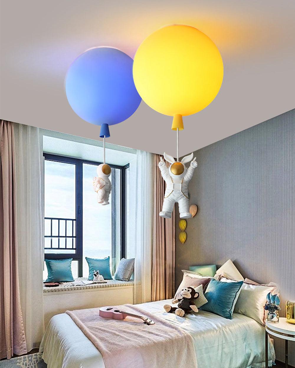 Noraria Einzigartige Glänzende Balloon-Deckenleuchte
