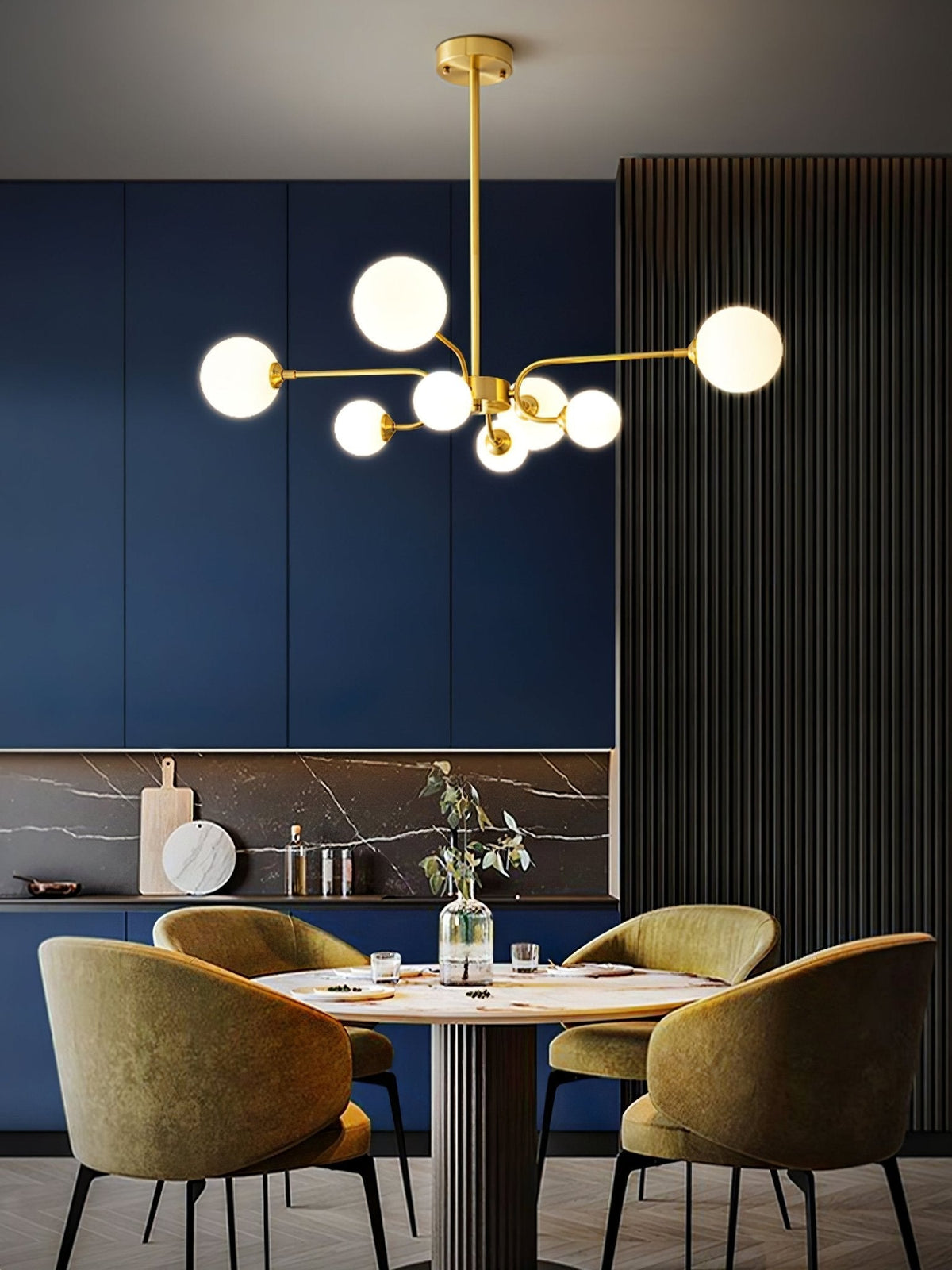 Wace Kronleuchter Kugelarm modern