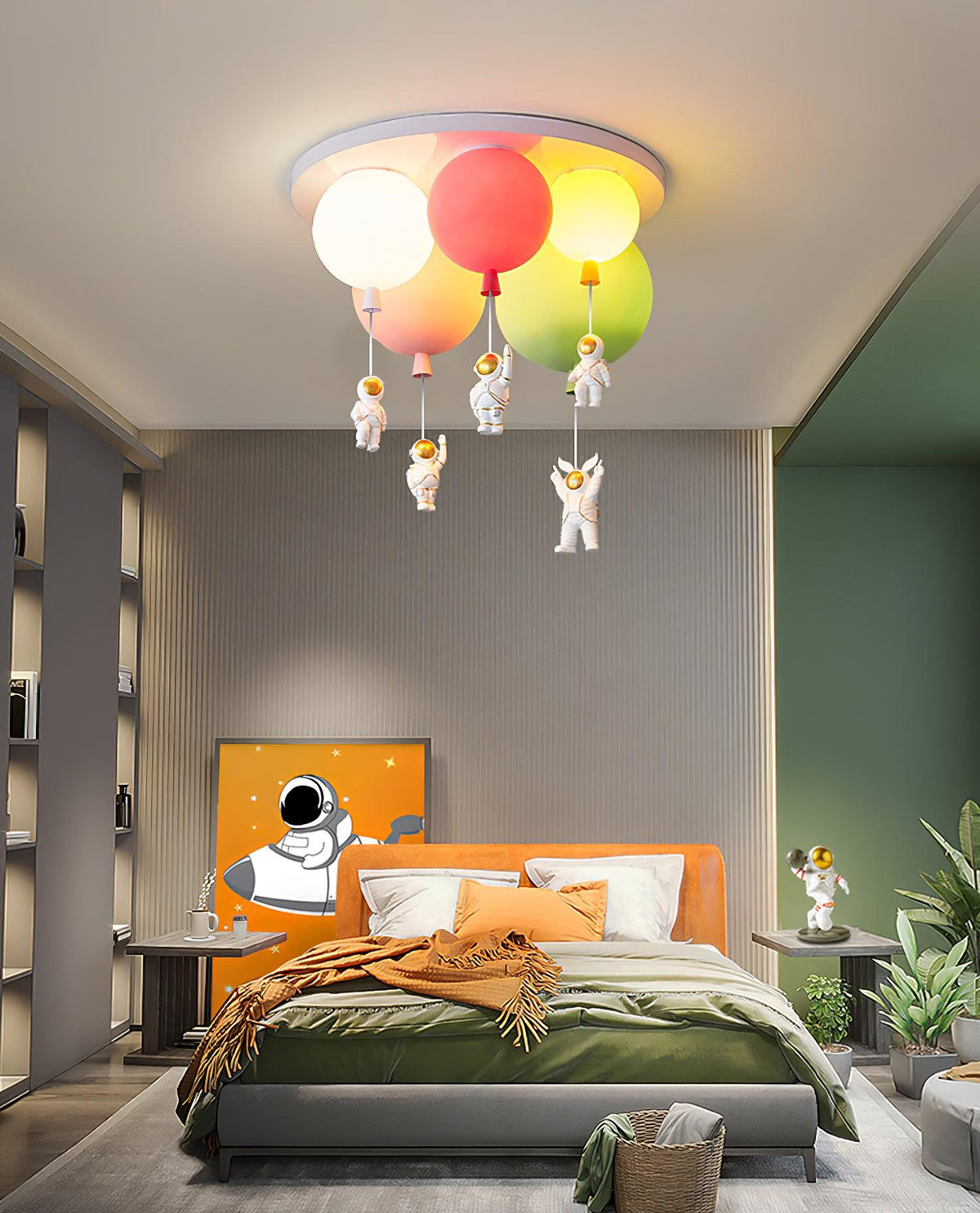 Gorvin Deckenleuchte Frosted Balloon Kombination