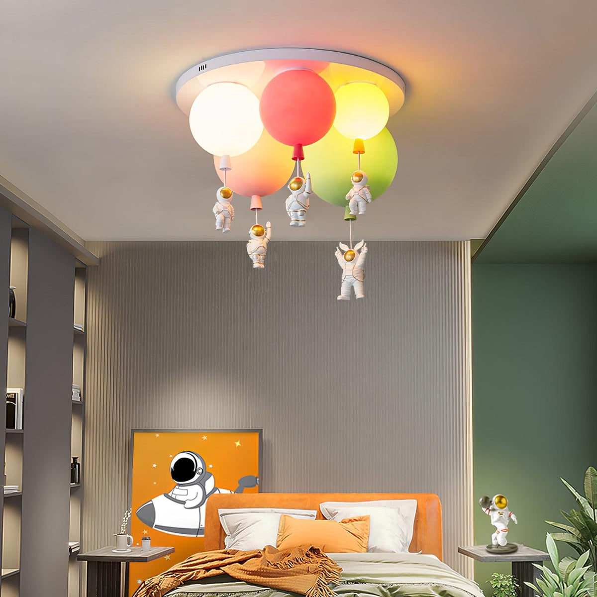 Gorvin Deckenleuchte Frosted Balloon Kombination