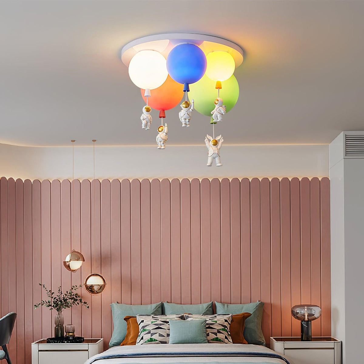 Gorvin Deckenleuchte Frosted Balloon Kombination