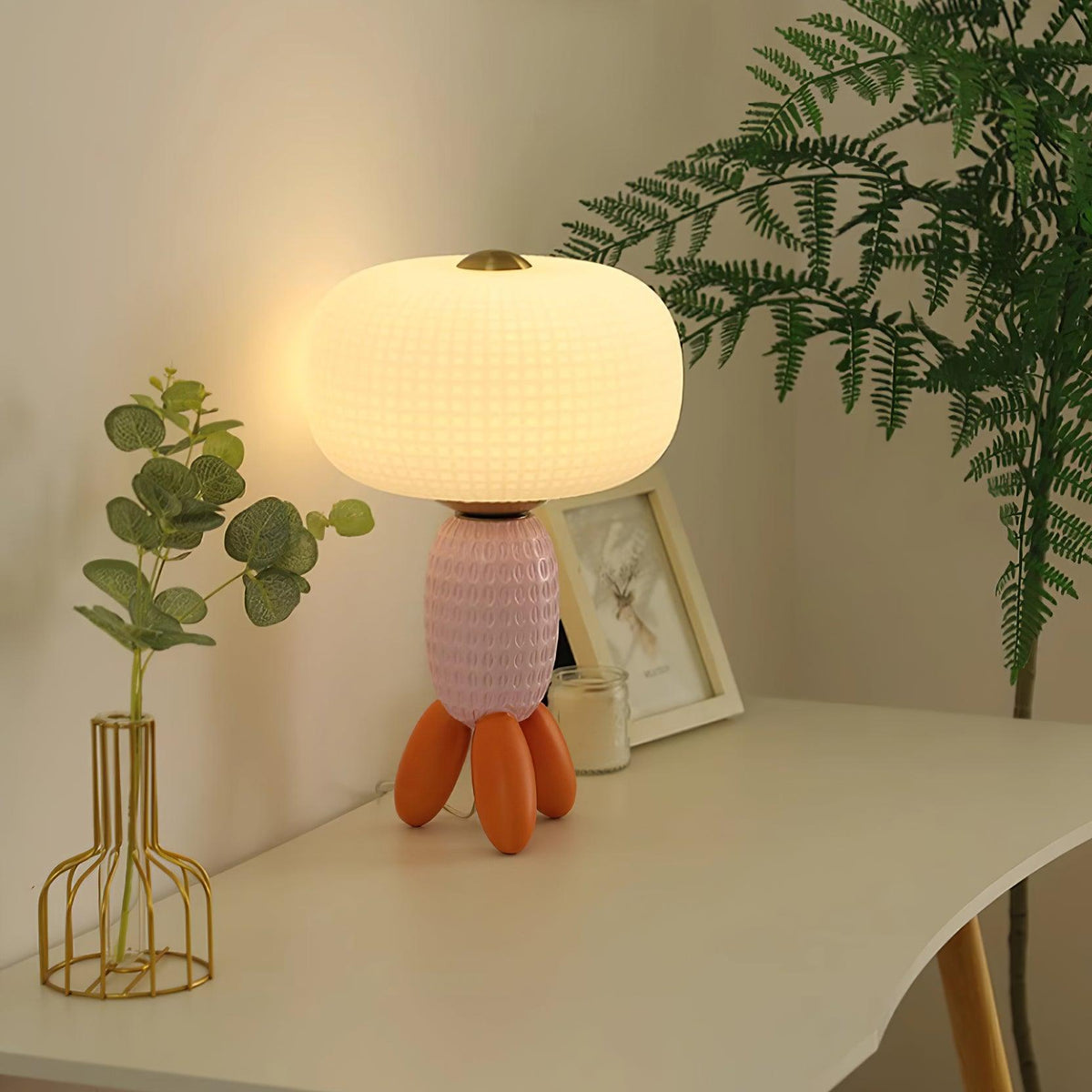 Eirarielle moderne Tischleuchte aus Glas