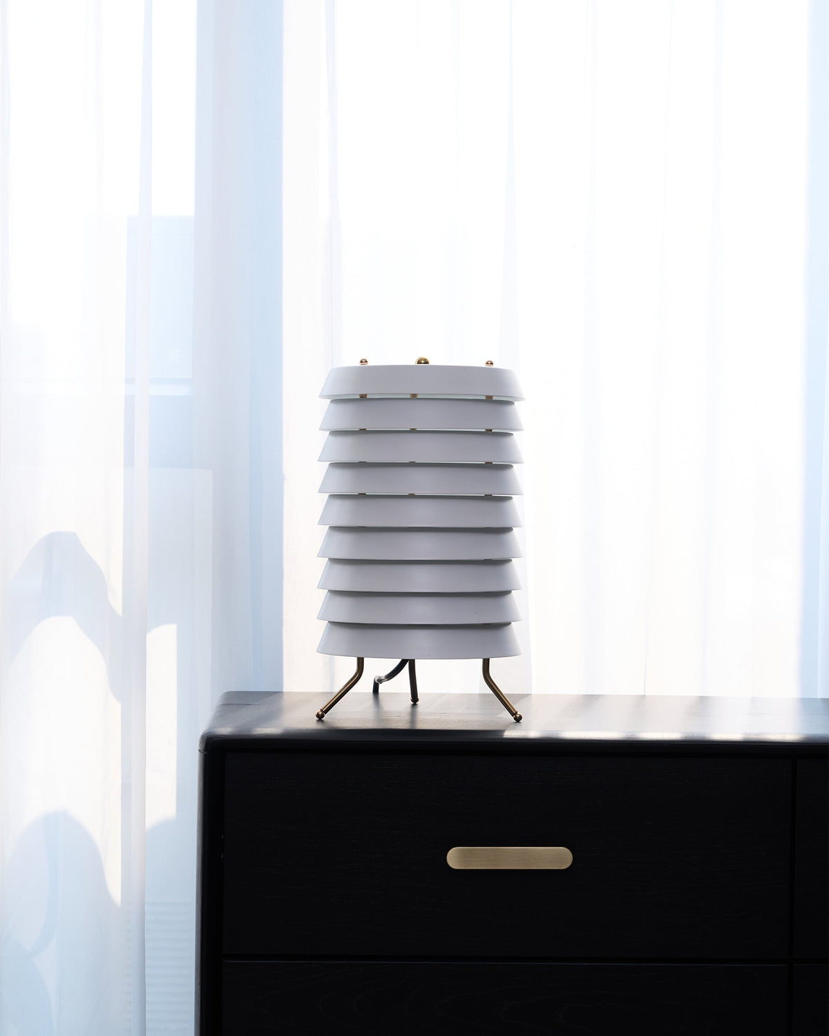 Orelelette Gitter-Design Skandinavische Tischleuchte