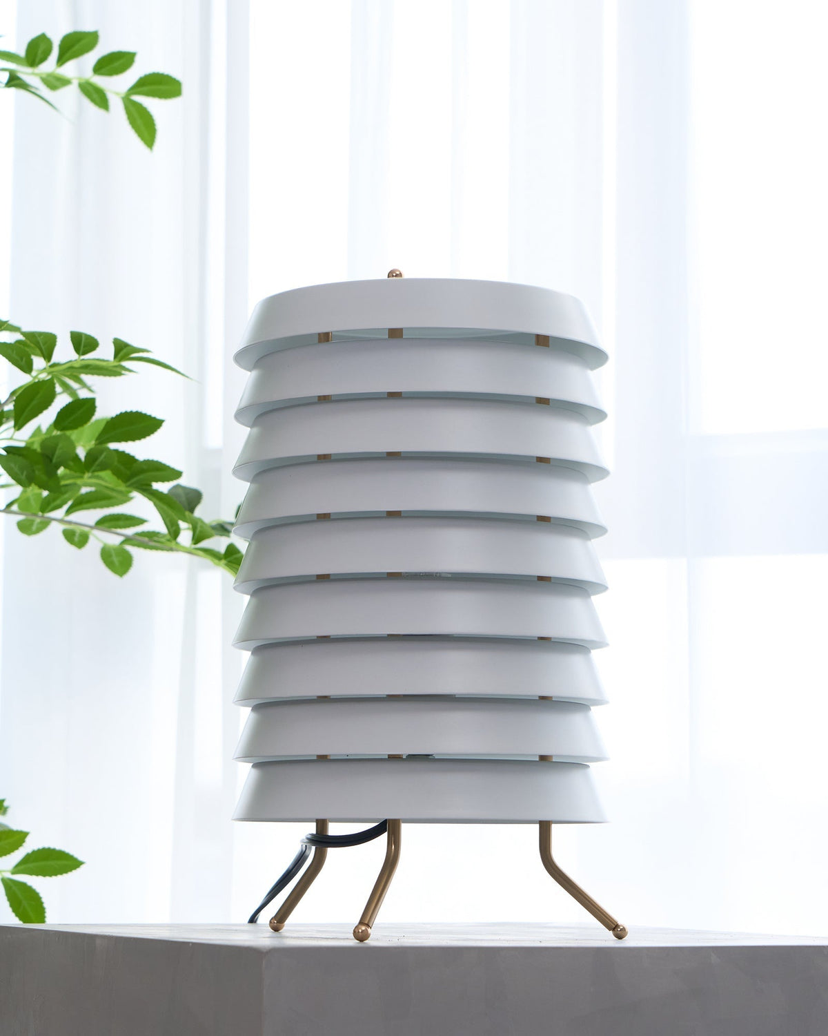 Orelelette Gitter-Design Skandinavische Tischleuchte