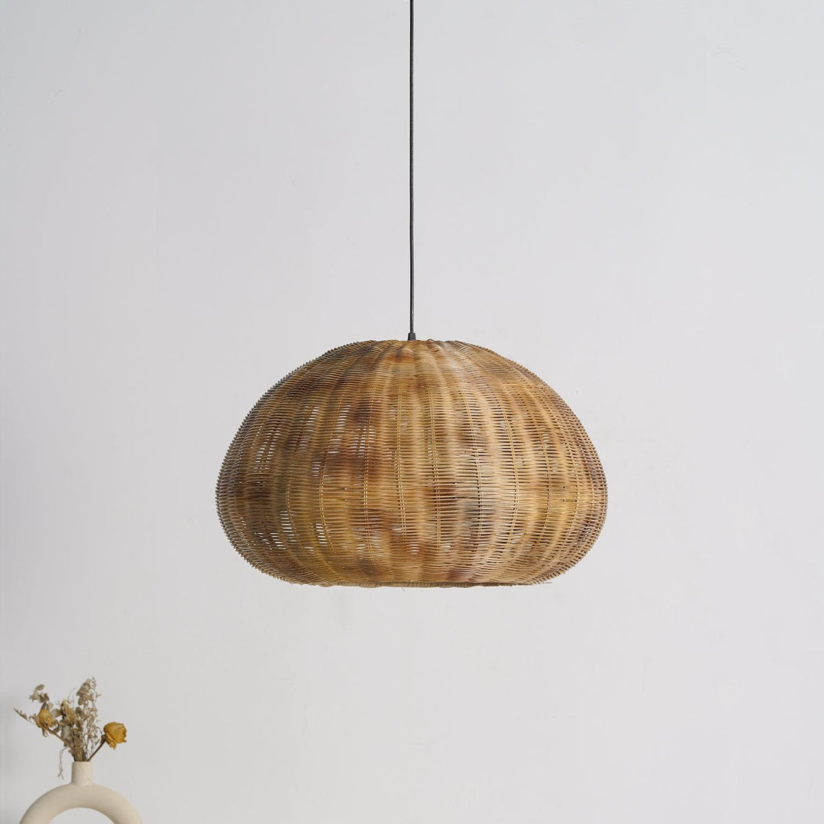 Adam Vintage Bambus-Pendelleuchte