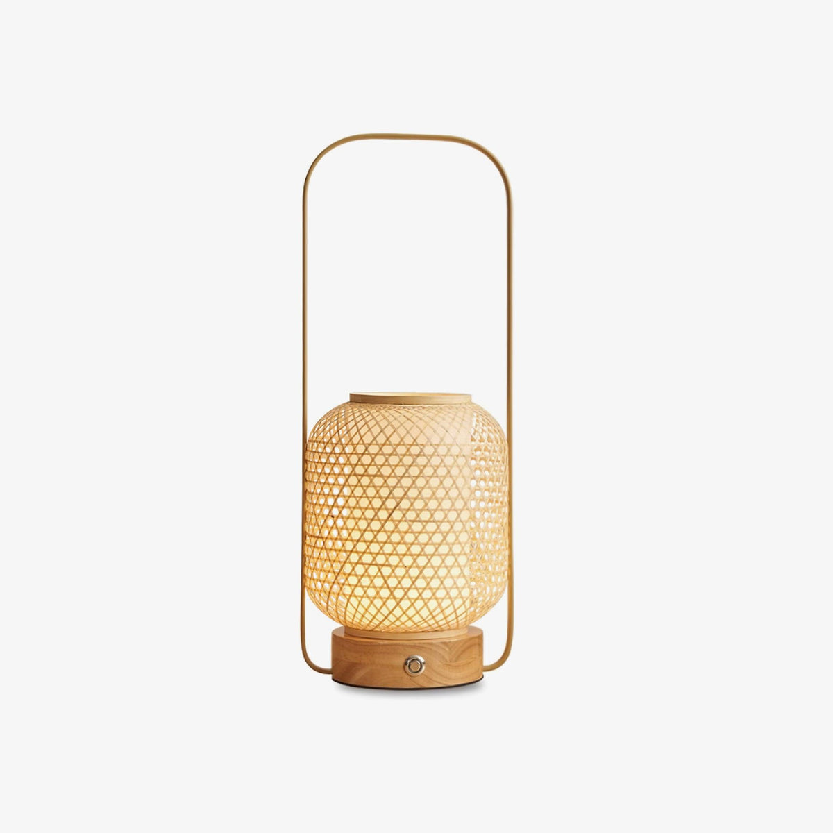 Orbituse Retro-Tischleuchte aus Holz