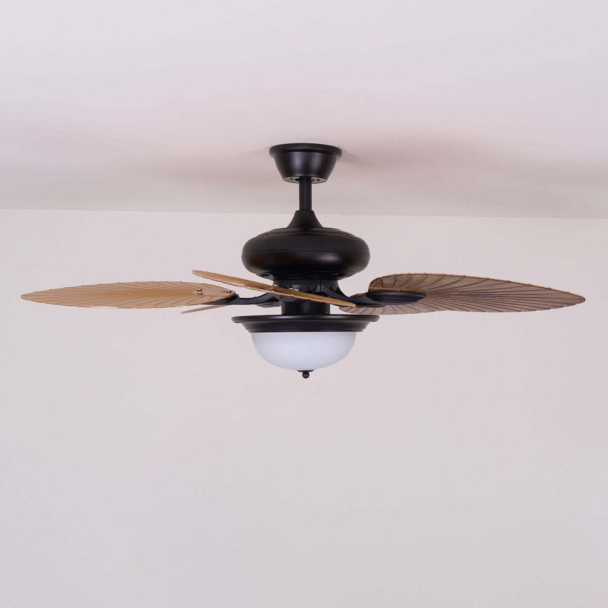 Virel Tropisches Holz Deckenventilator mit Beleuchtung