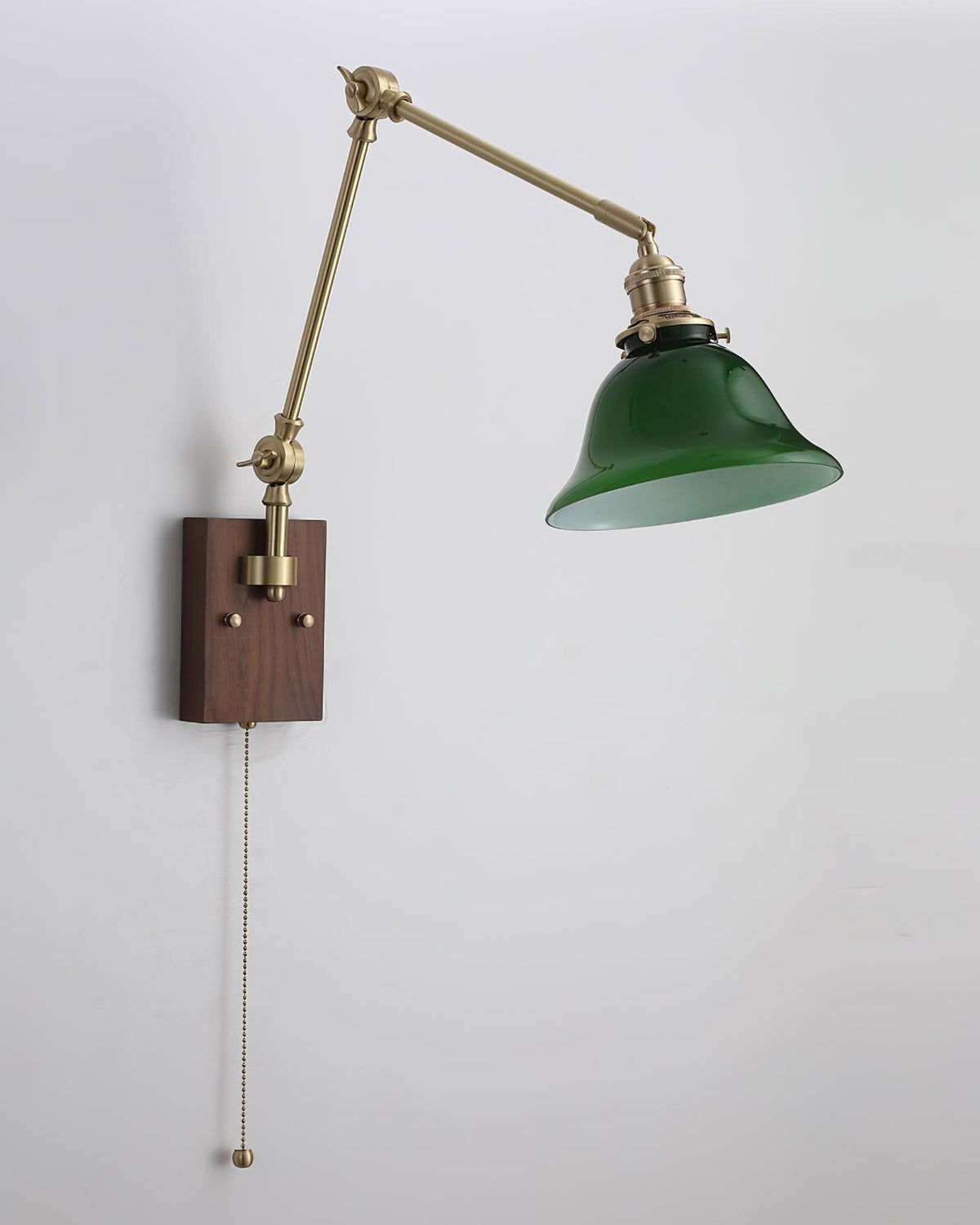 Velra Walnuss-verstellbare Arm-Wandleuchte