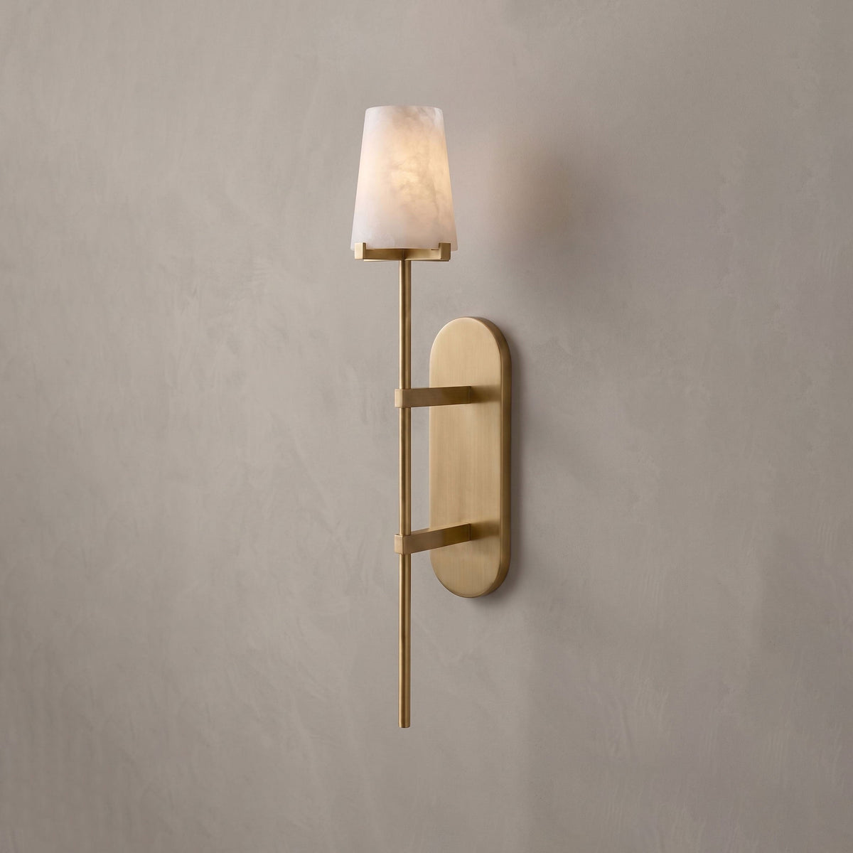 Bexcombe Alabaster-Wandleuchte