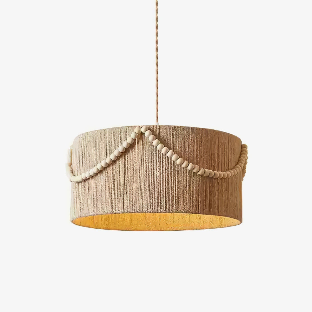 Ershaa Elegance Natürliche Perlen Boho Pendelleuchte