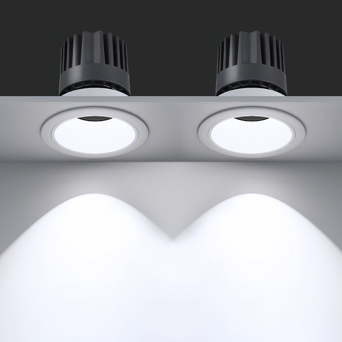 Vesoris Classic Beam Recessed LED Downlight Deckenleuchte