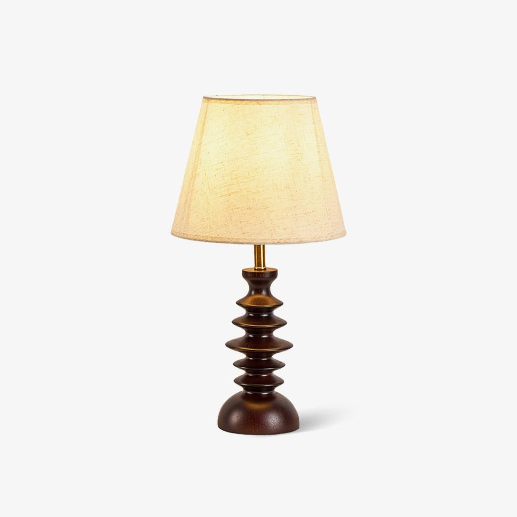 Tivoce Tischleuchte aus Stoff im Vintage-Stil