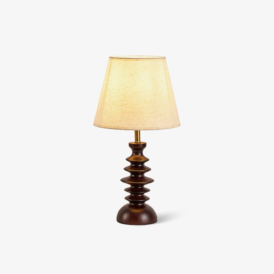 Tivoce Tischleuchte aus Stoff im Vintage-Stil