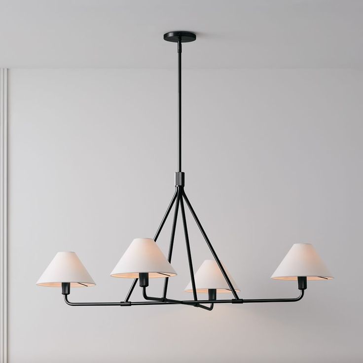 Ornuvyh Vintage Industrial Kronleuchter aus Metall mit Stoff