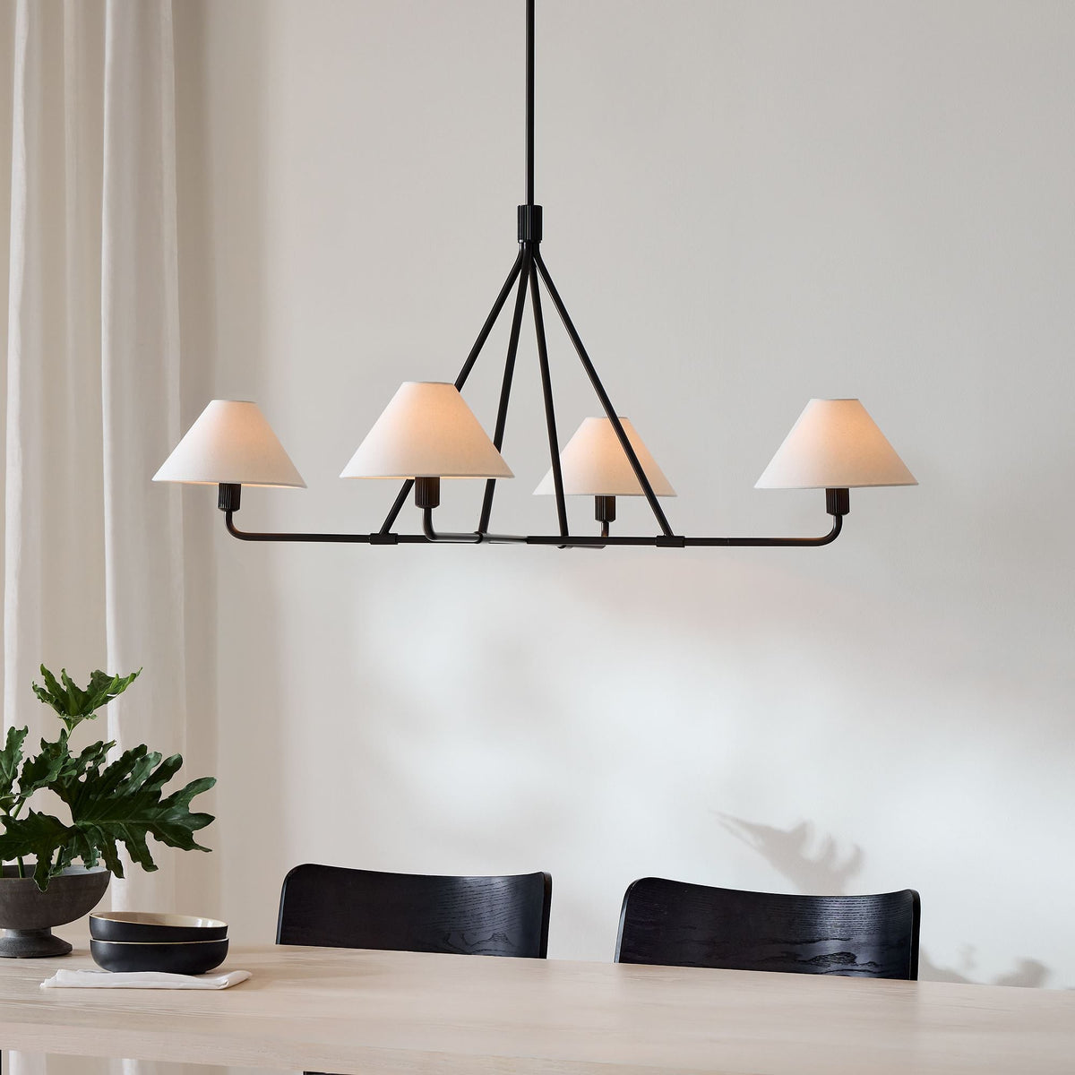 Vase Kronleuchter Kegel-Lampenschirm Minimalistisch