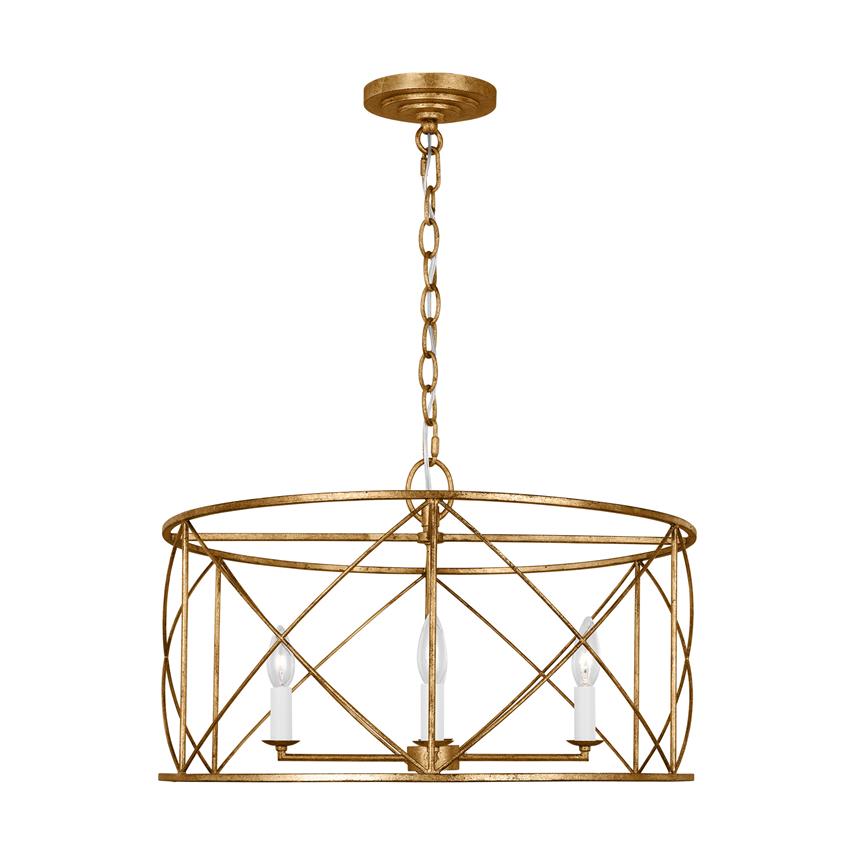 Waegnuvyu Kronleuchter im modernen minimalistischen Vintage-Industrial-Stil aus Metall