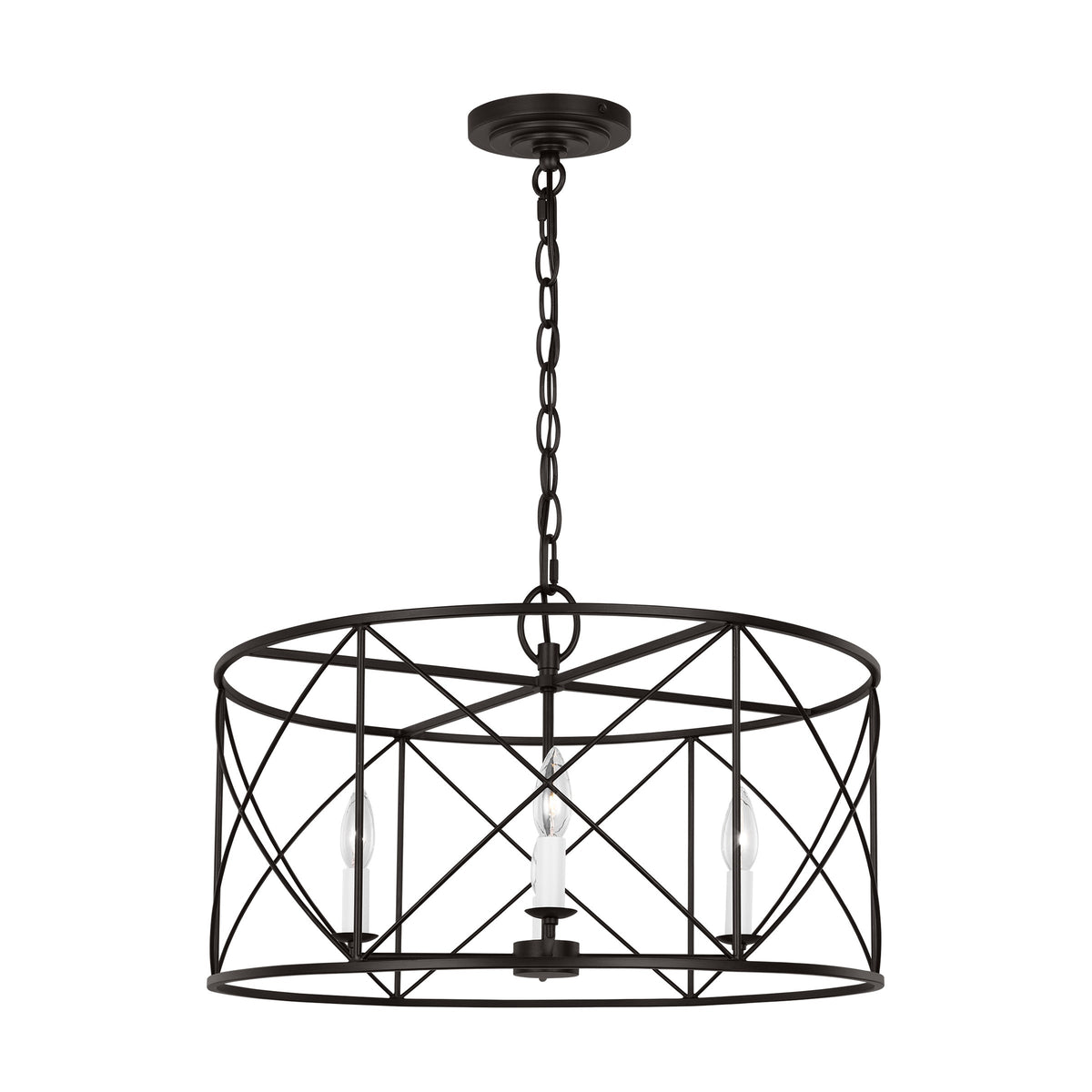 Waegnuvyu Kronleuchter im modernen minimalistischen Vintage-Industrial-Stil aus Metall