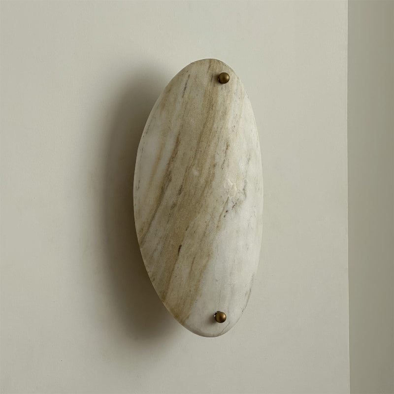 Kovex zeitgenössische minimalistische Wandleuchte aus Marmor