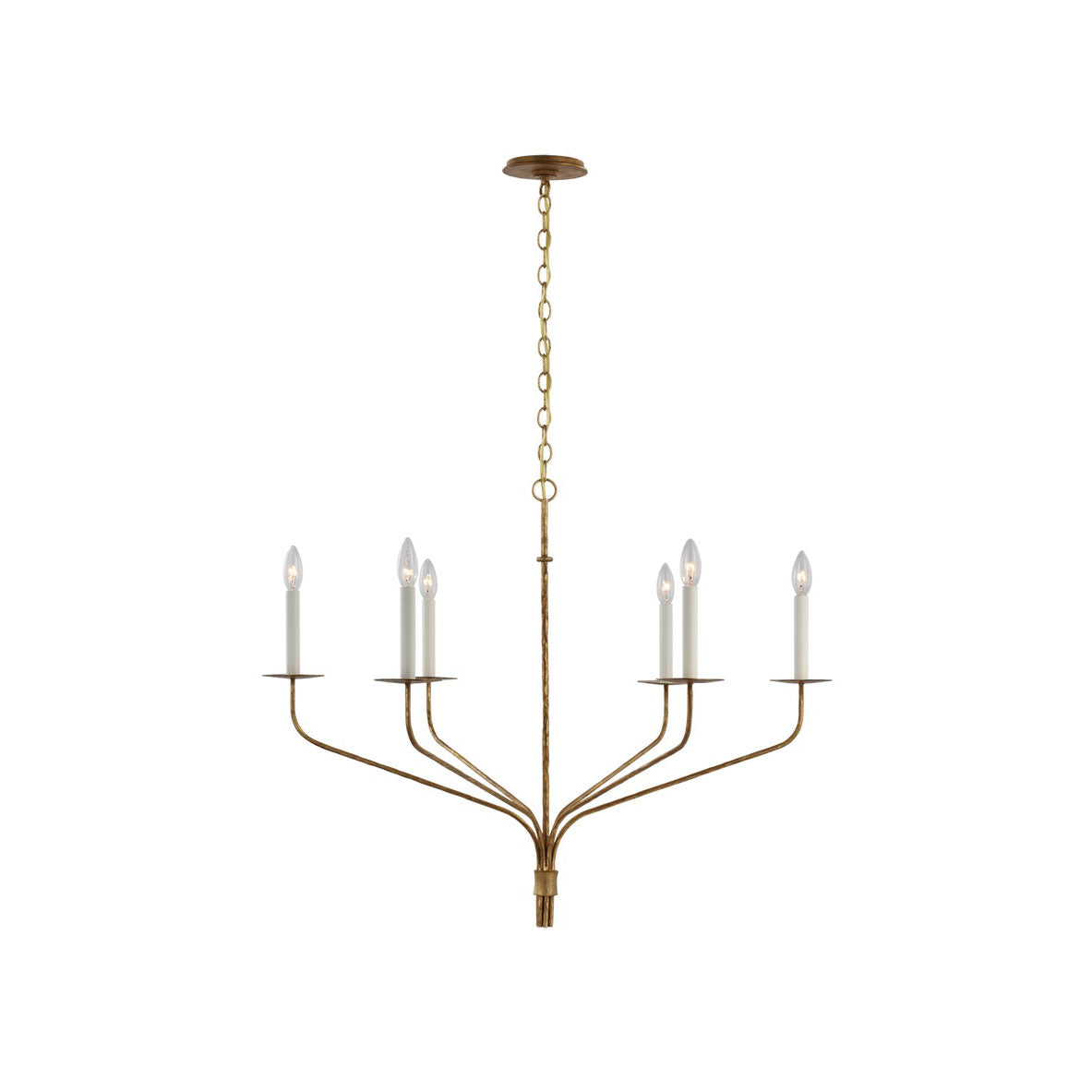 Caeluvyh Vintage Industrial Schwarzes Metall Kronleuchter