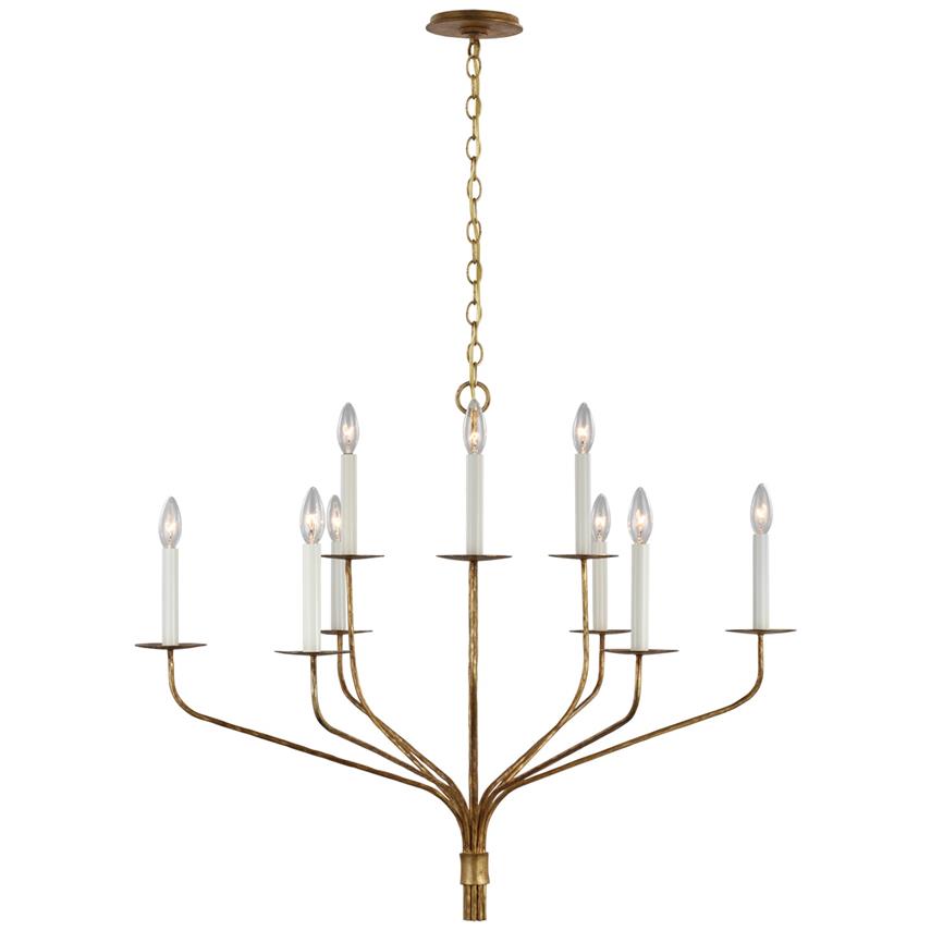 Caeluvyh Vintage Industrial Schwarzes Metall Kronleuchter