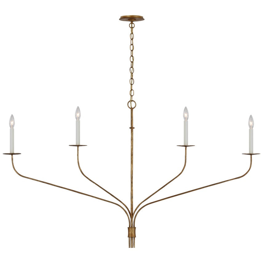 Caeluvyh Vintage Industrial Schwarzes Metall Kronleuchter
