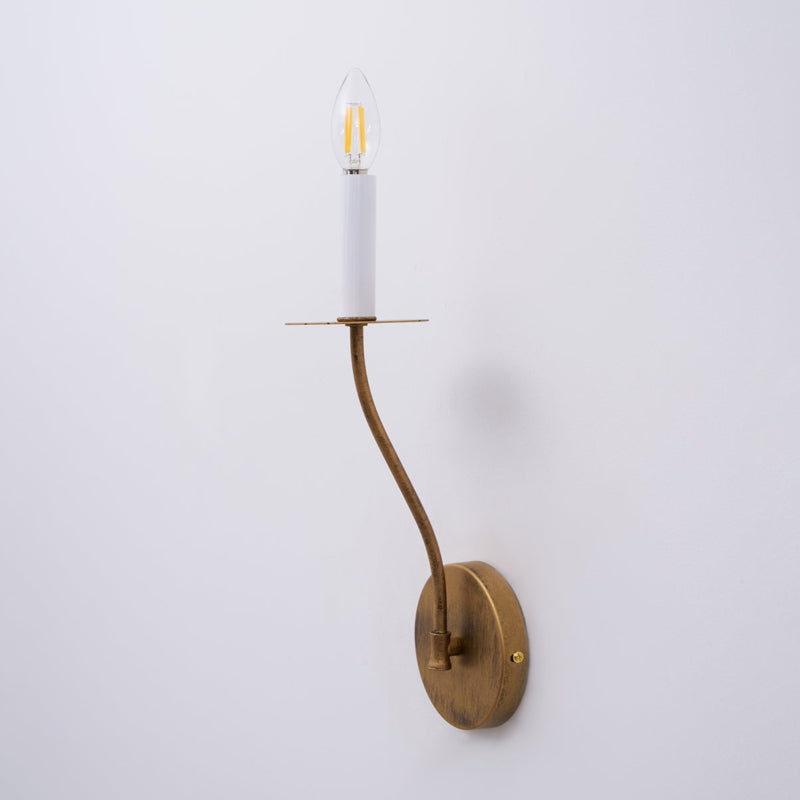 Eirikuvyh zeitgenössische minimalistische Vintage-Industrie-Wandleuchte aus Metall