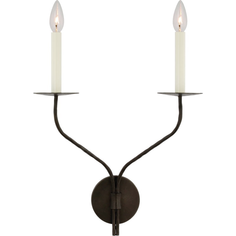 Eirikuvyh zeitgenössische minimalistische Vintage-Industrie-Wandleuchte aus Metall