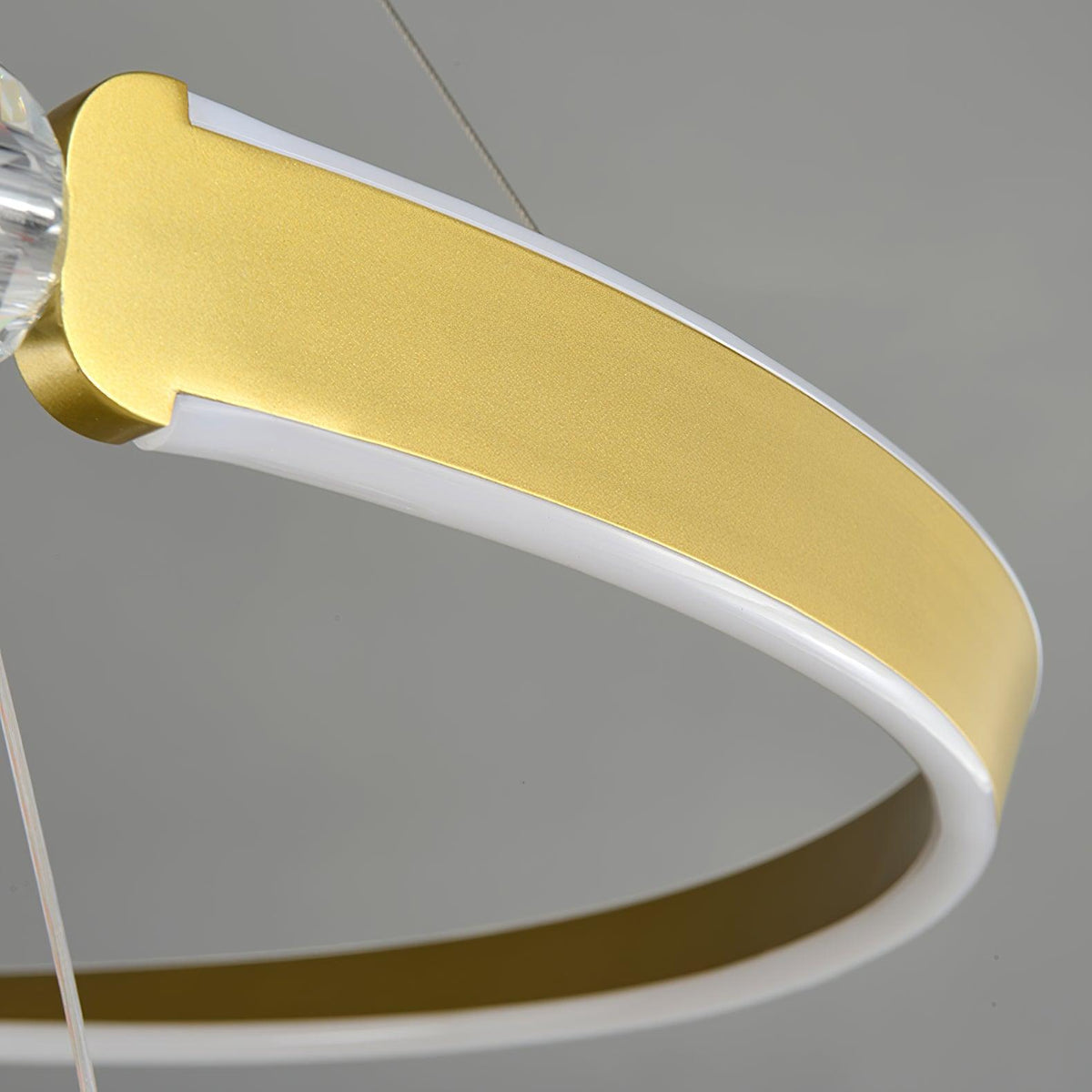 Elyerora Kronleuchter Kronleuchte Kristall Schwarz Gold Essbereich LED