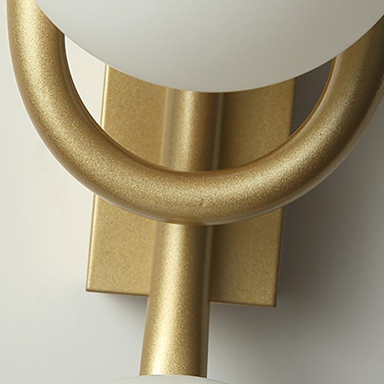 Alphaia zeitgenössische minimalistische Wandleuchte aus Glas