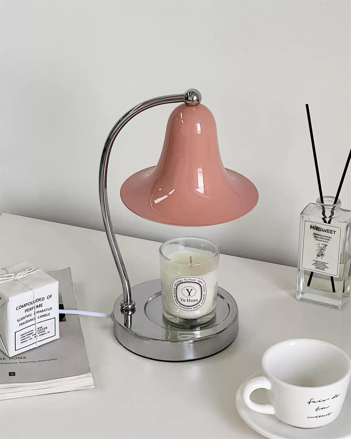 Miririan Kerzenwärmer-Tischlampe