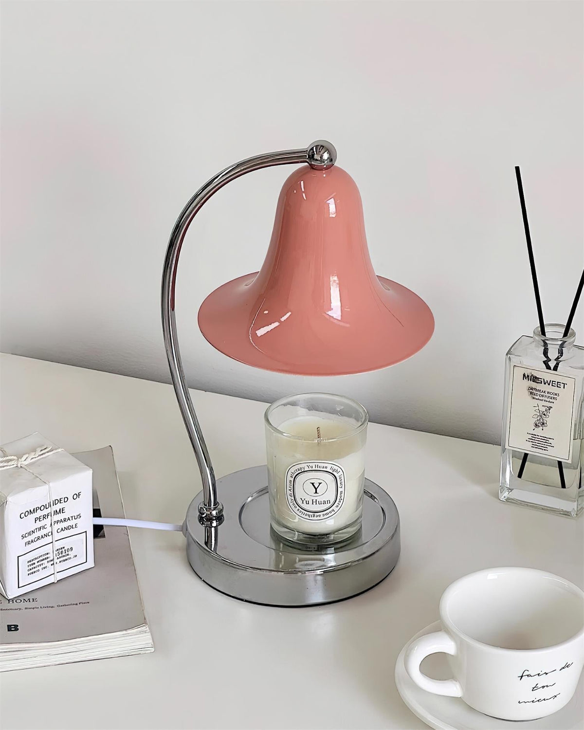 Miririan Kerzenwärmer-Tischlampe