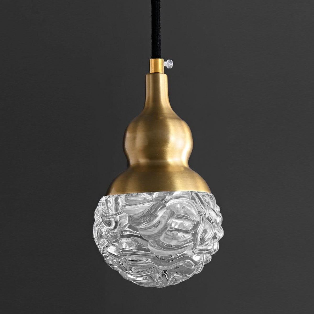 Cove Messing & Glas Glam Pendelleuchte