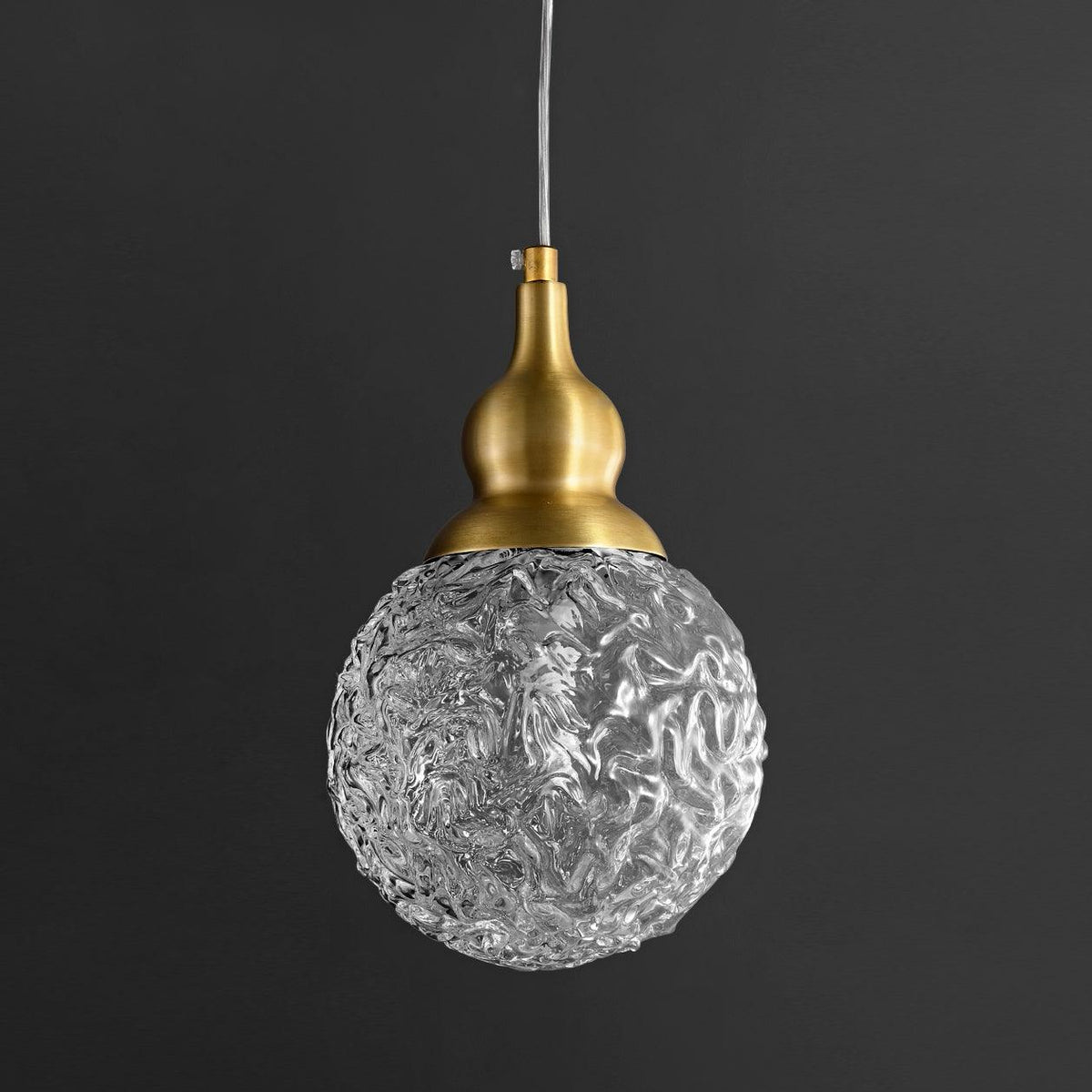 Cove Messing & Glas Glam Pendelleuchte