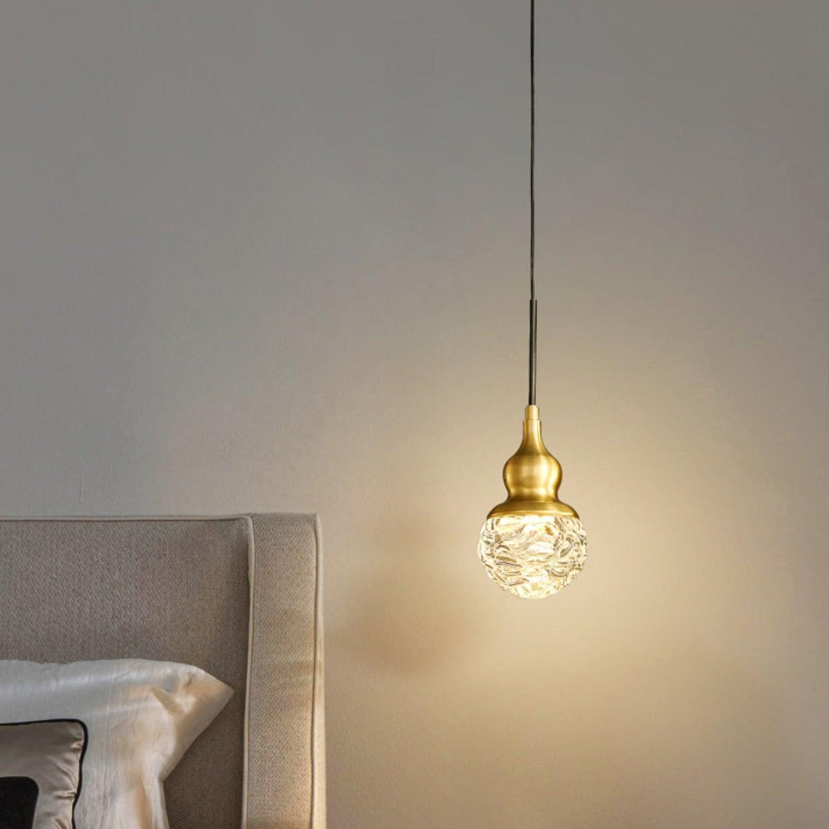 Cove Messing & Glas Glam Pendelleuchte