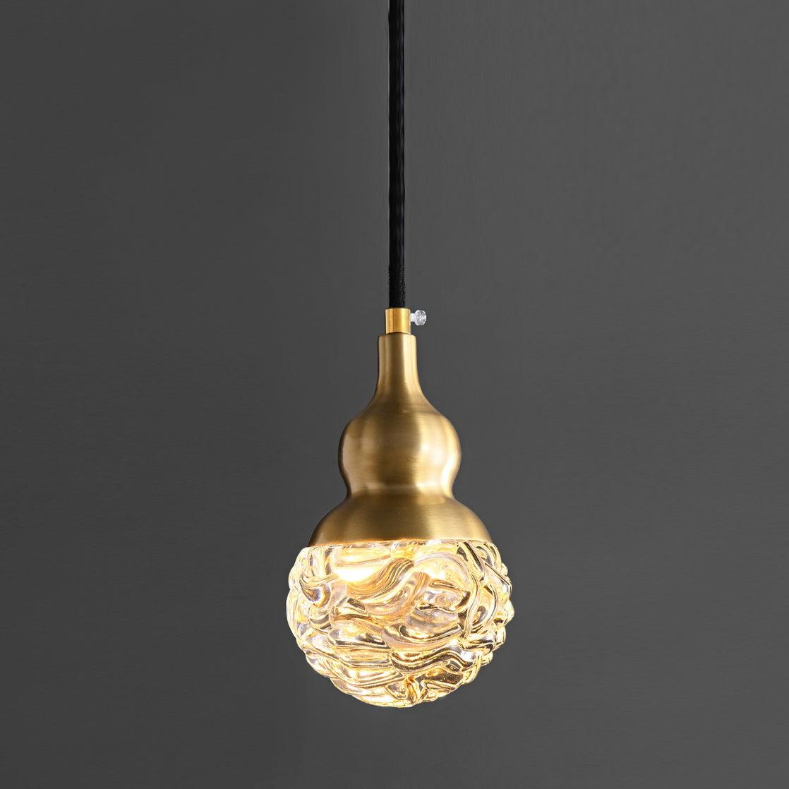 Cove Messing & Glas Glam Pendelleuchte