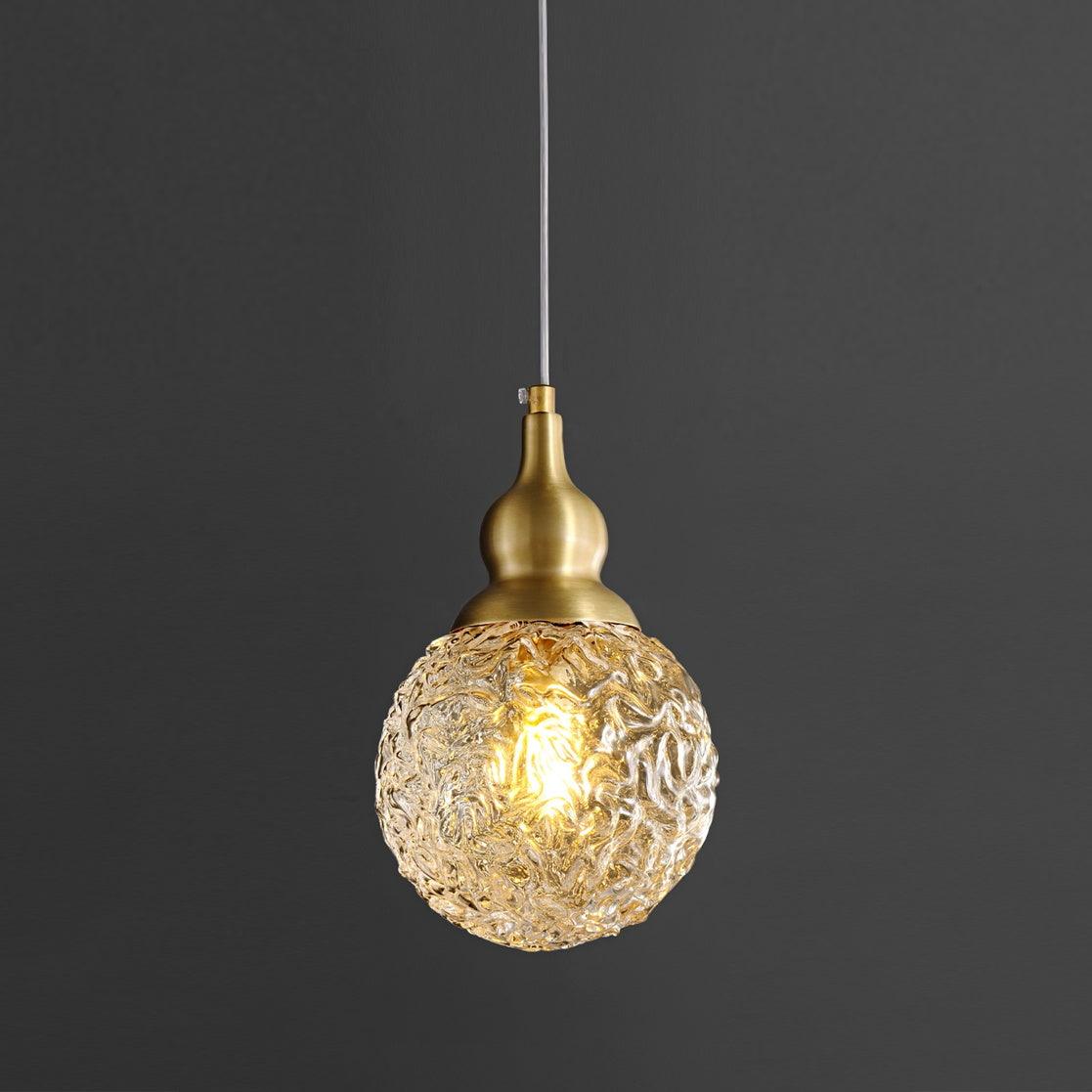 Cove Messing & Glas Glam Pendelleuchte