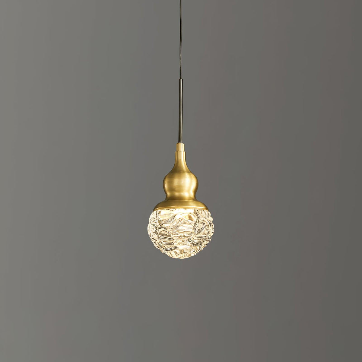 Cove Messing & Glas Glam Pendelleuchte