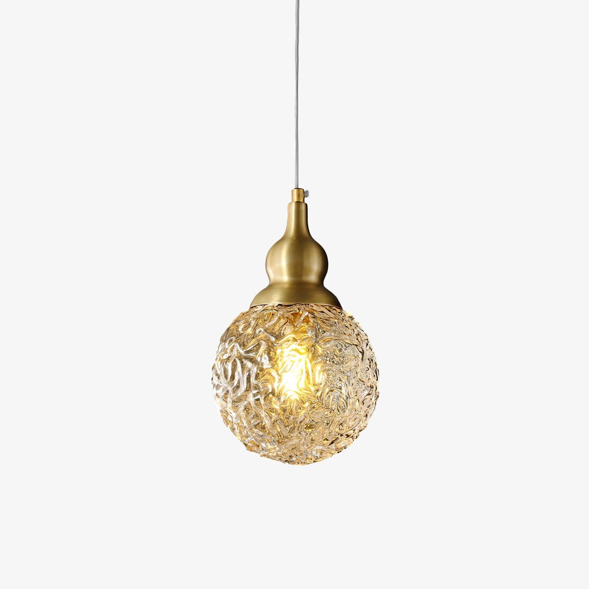 Cove Messing & Glas Glam Pendelleuchte