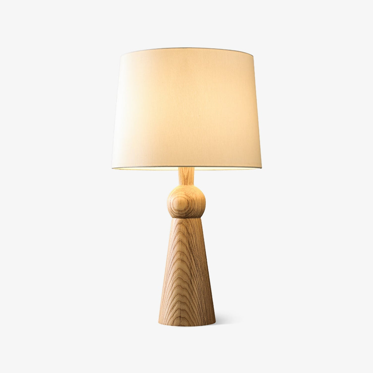 Lioria Tischleuchte aus Holz und Stoff