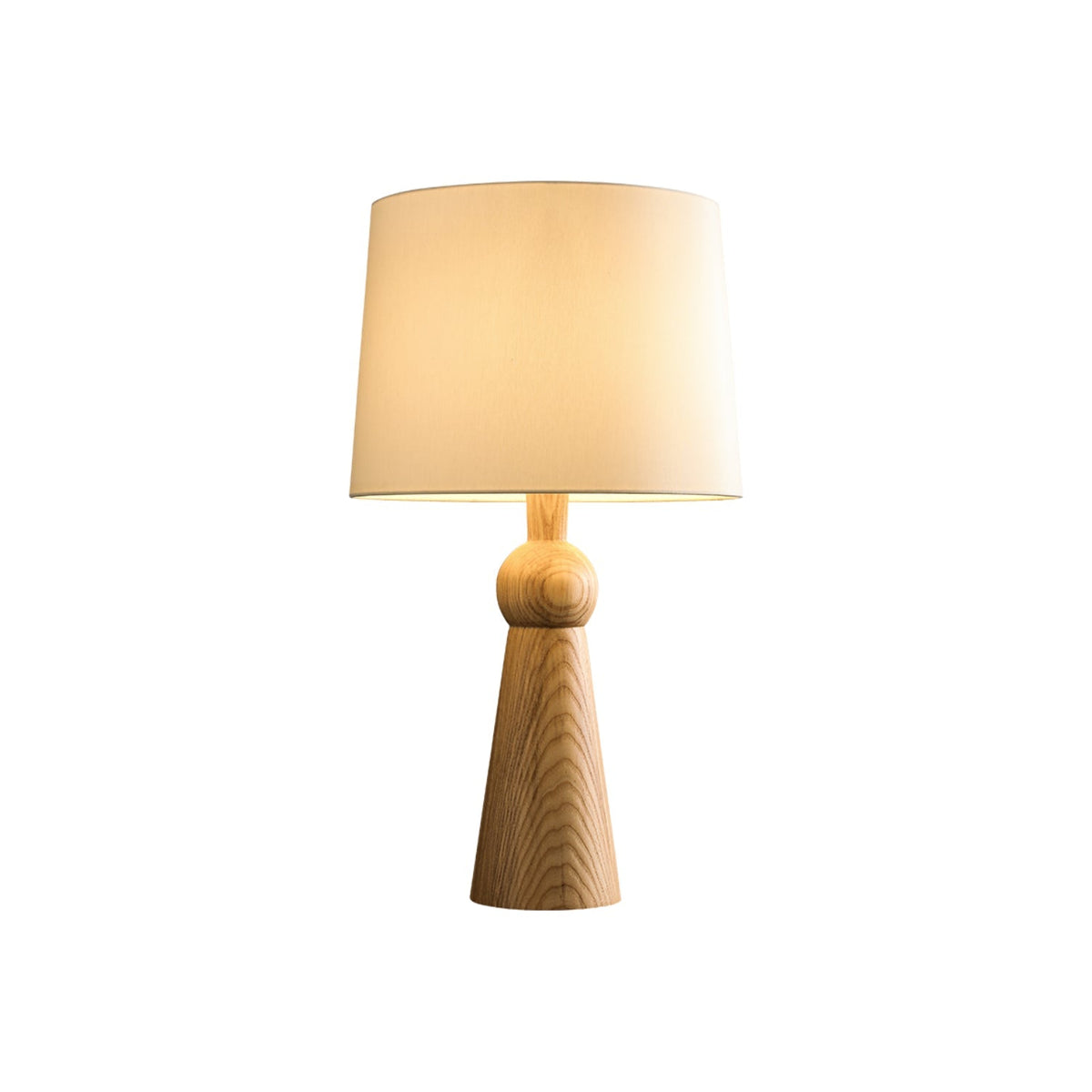 Lioria Tischleuchte aus Holz und Stoff