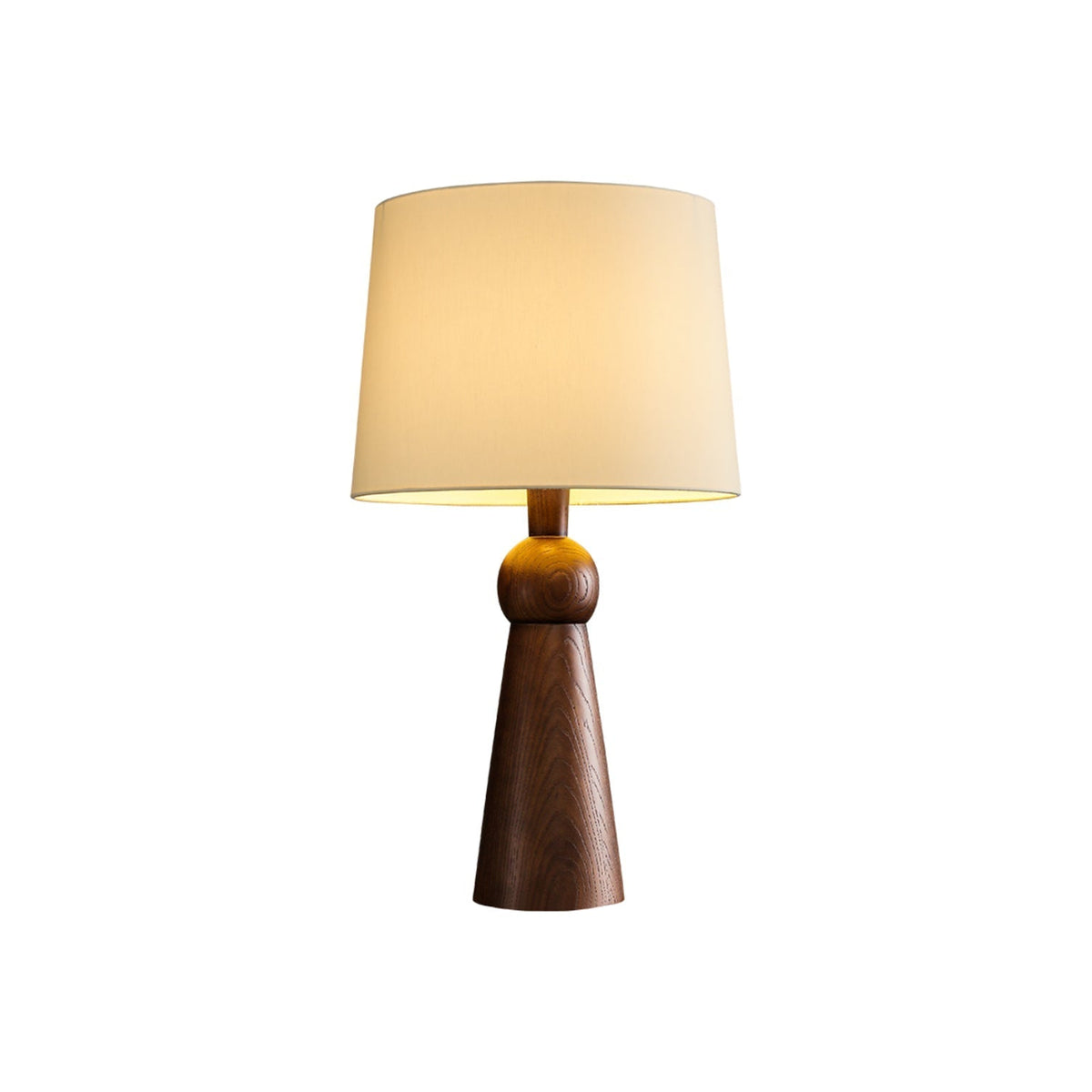 Lioria Tischleuchte aus Holz und Stoff