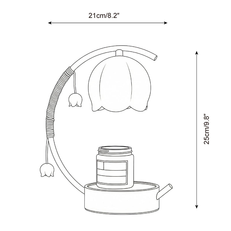 Avenivel Kerzenwärmer-Lampe