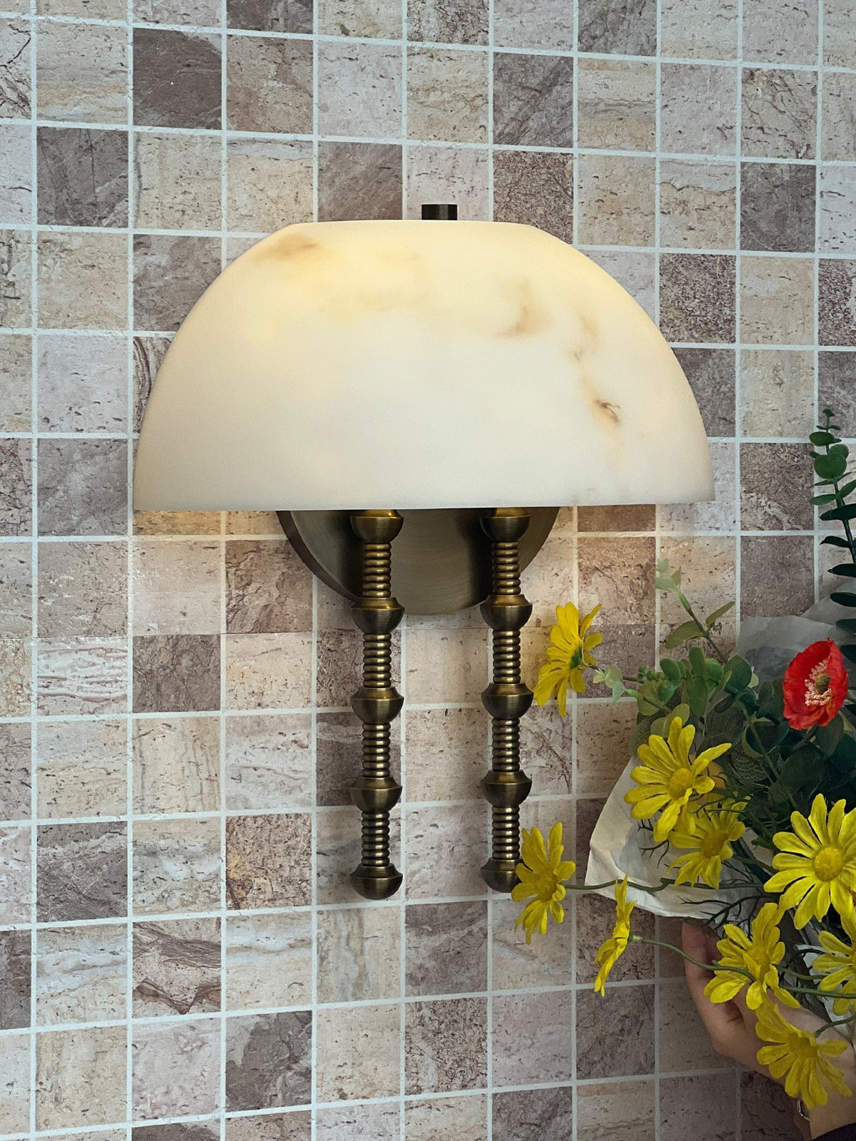 Bellini Alabaster-Wandleuchte